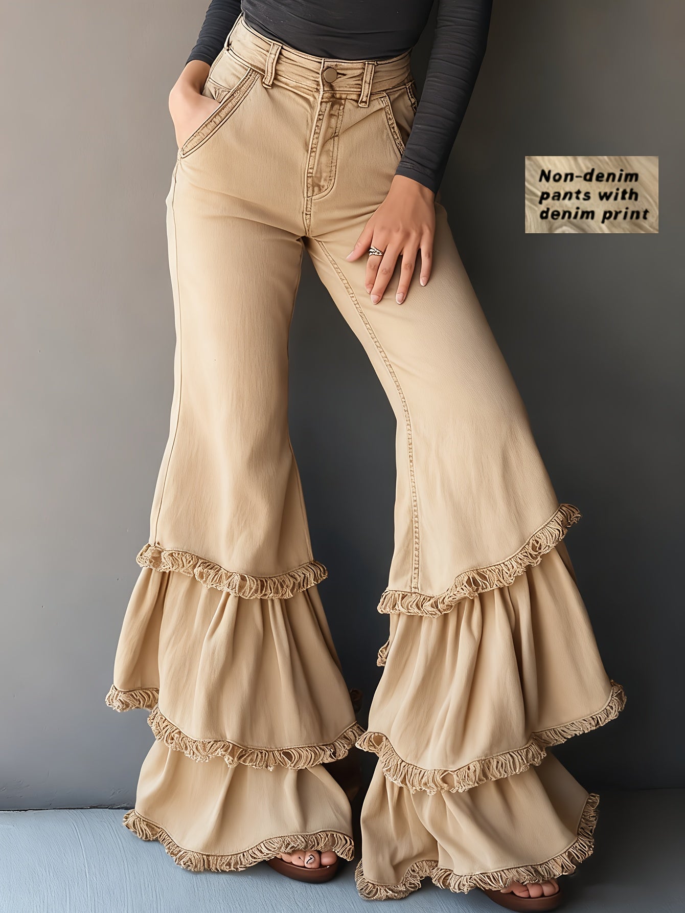 Nora™ – Pantalón Flare Vintage
