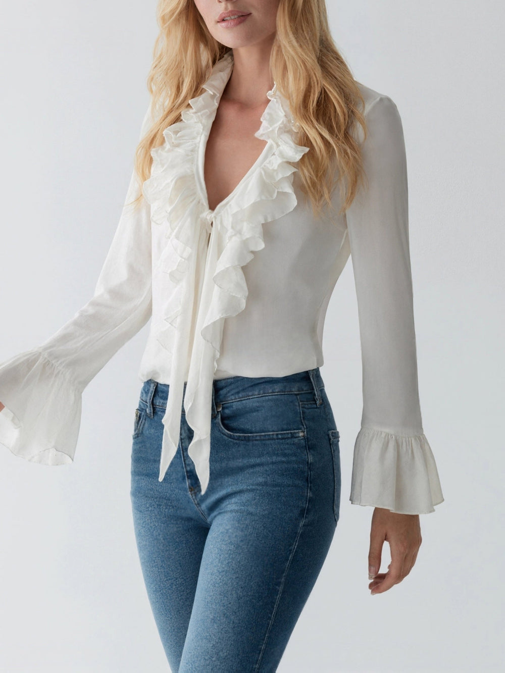 Marina™ – Blusa Lazada Romántica