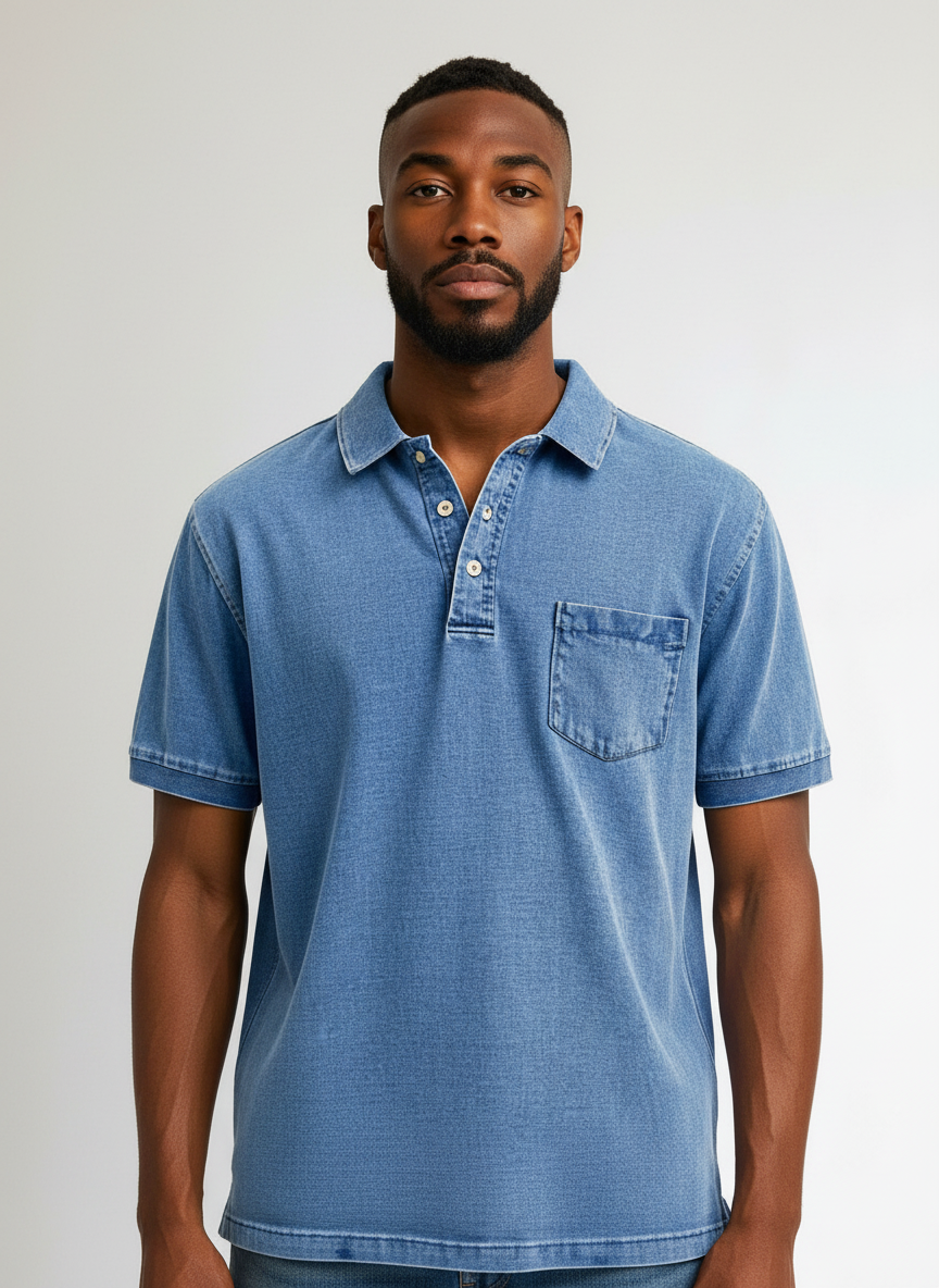 Adrián™ – Polo Denim Vintage