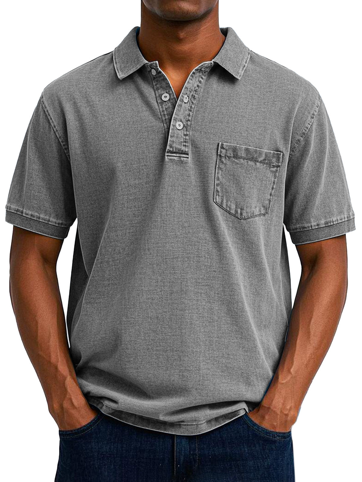 Adrián™ – Polo Denim Vintage