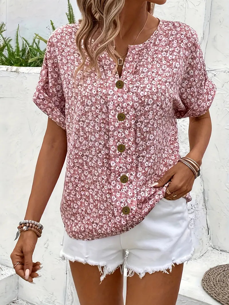 Inés™ – Camisa Floral Ligera