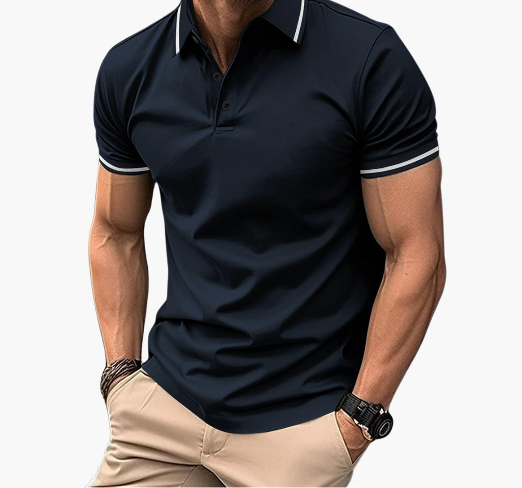 Luca™ – Polo Contrastado Elegante