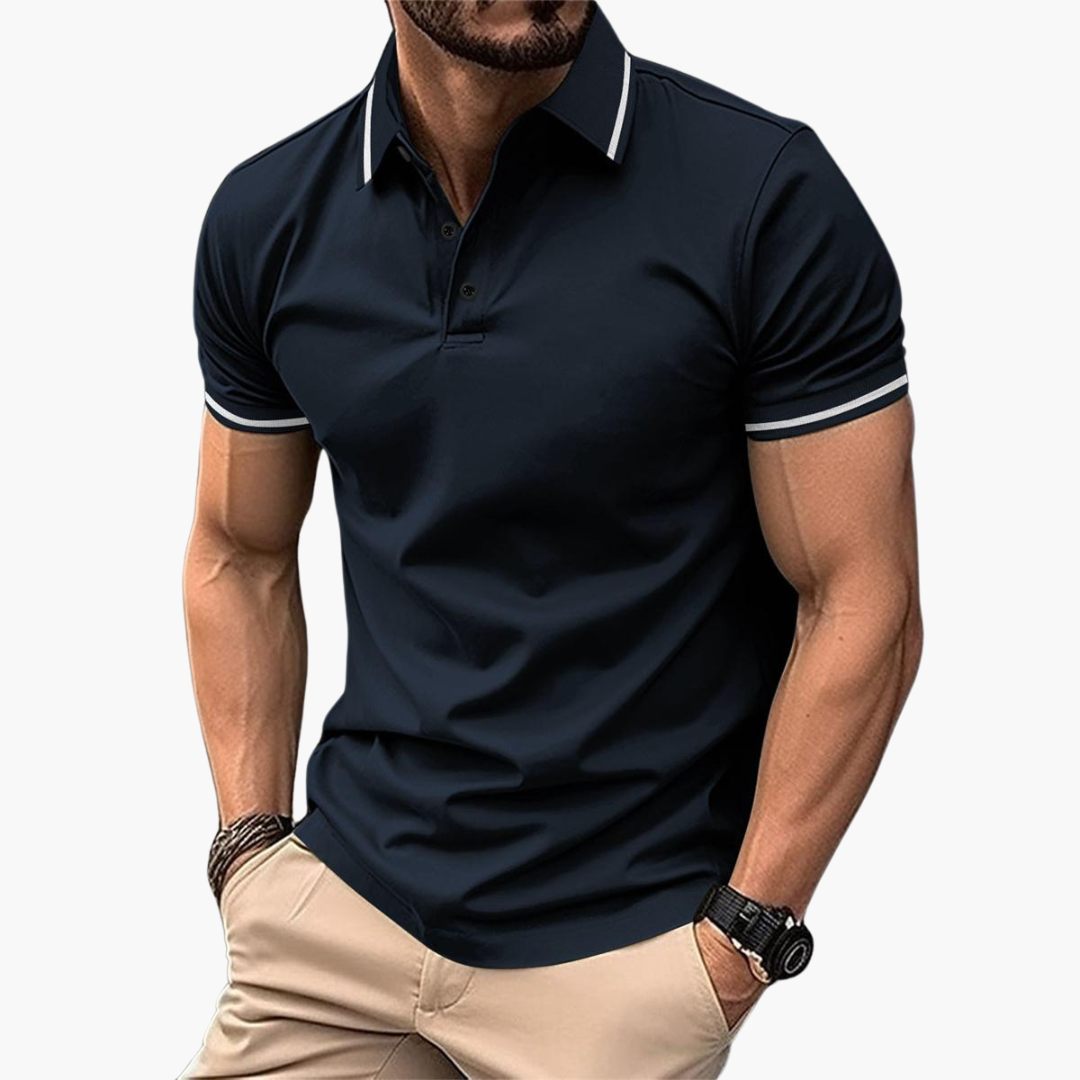 Luca™ – Polo Contrastado Elegante