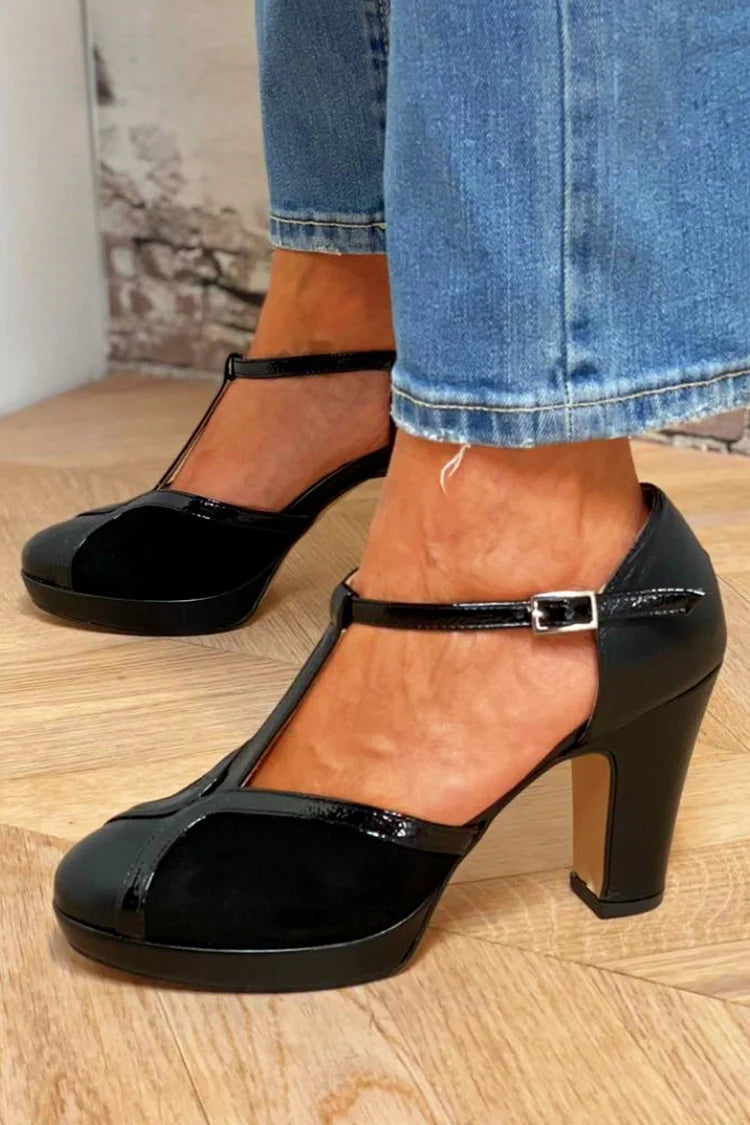 Elvira™ – Tacón Charol Elegante
