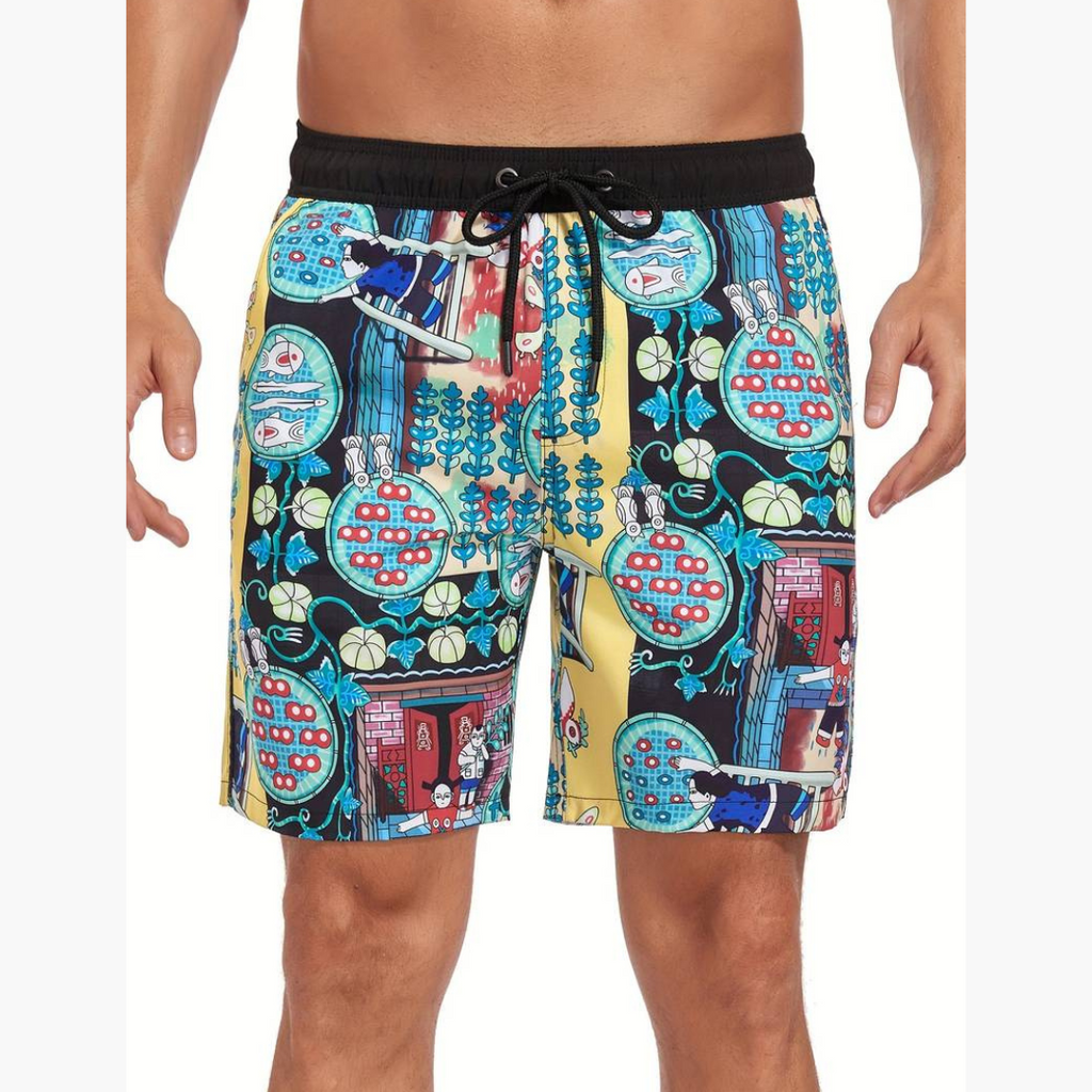 Inés™ – Short Playa Ilustrado