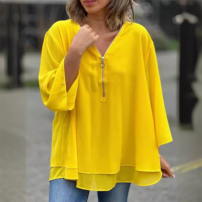 Naia™ – Blusa Cremallera Fresca