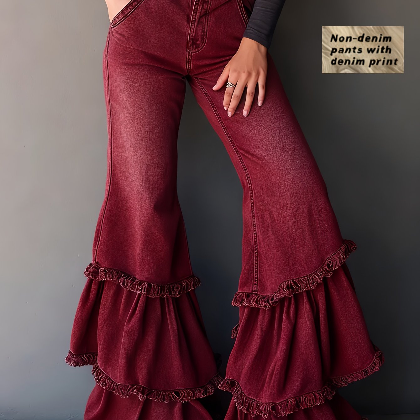 Nora™ – Pantalón Flare Vintage