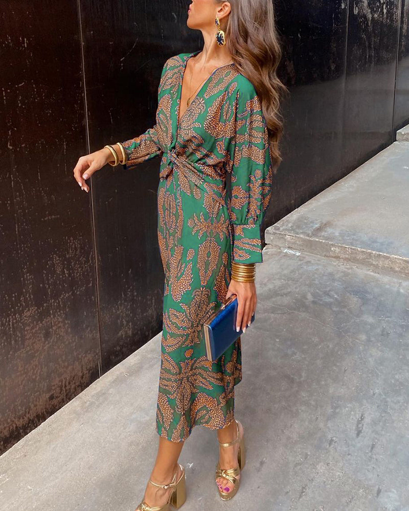 Celia™ – Vestido Recto Estampado