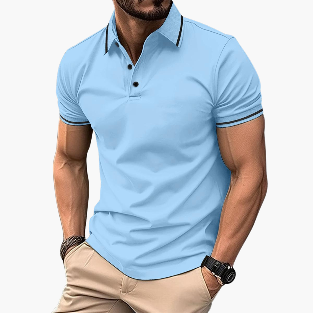 Luca™ – Polo Contrastado Elegante