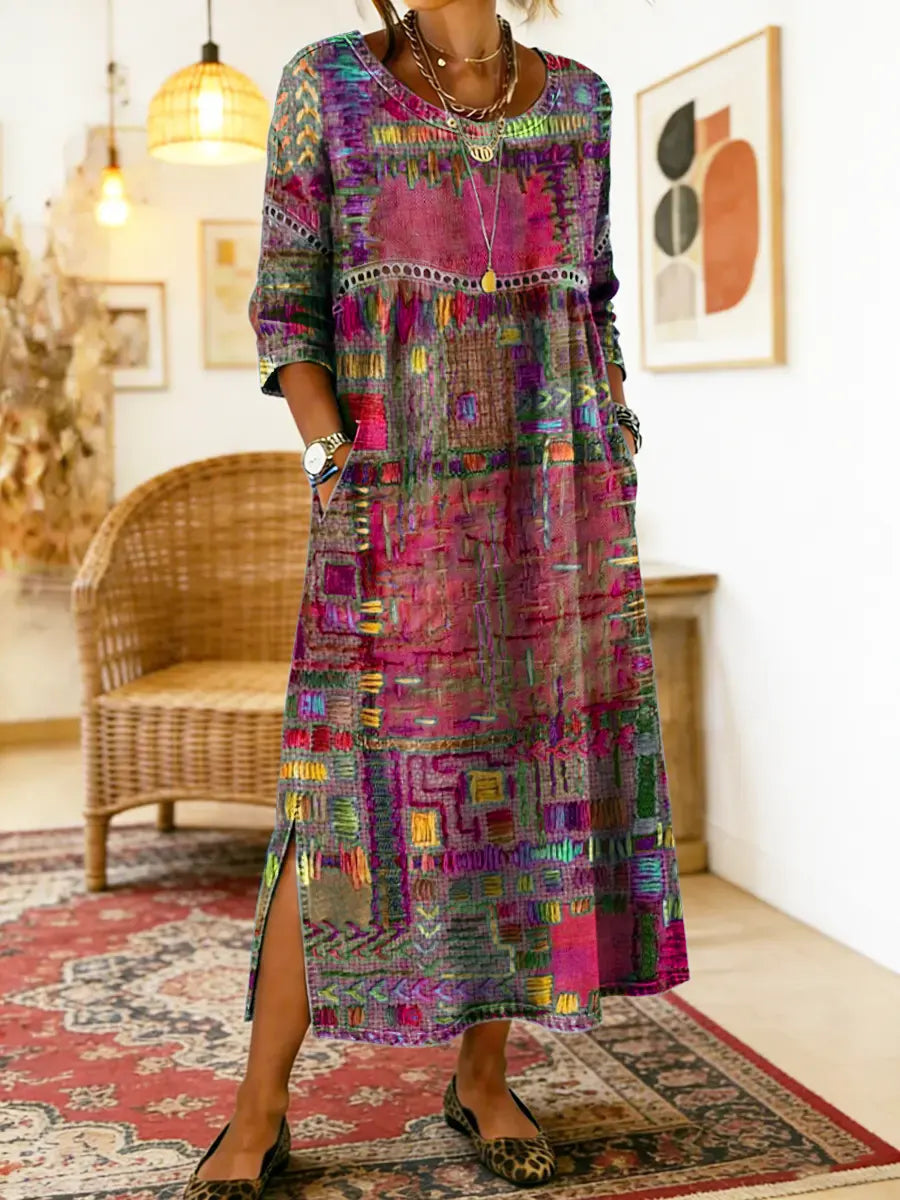 Zaira™ – Vestido Boho Estampado