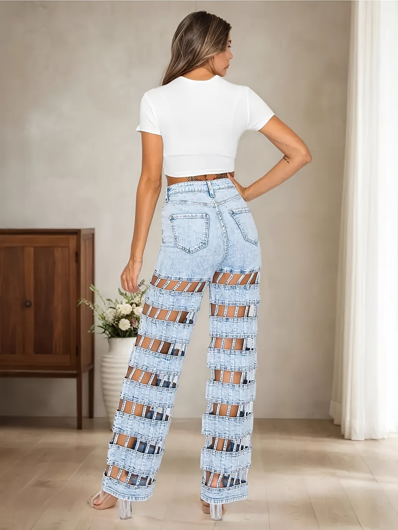Elena™ – Pantalón Crochet Boho