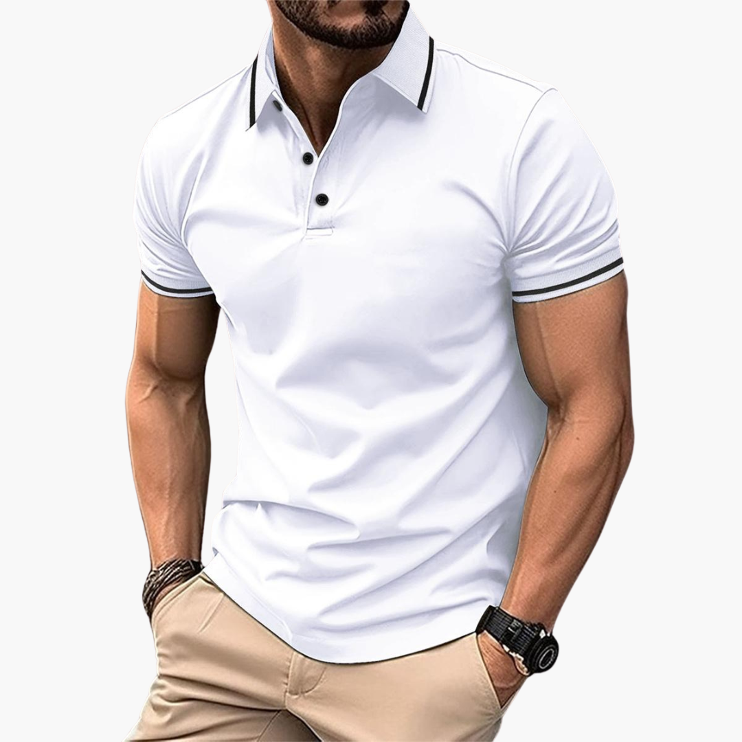 Luca™ – Polo Contrastado Elegante