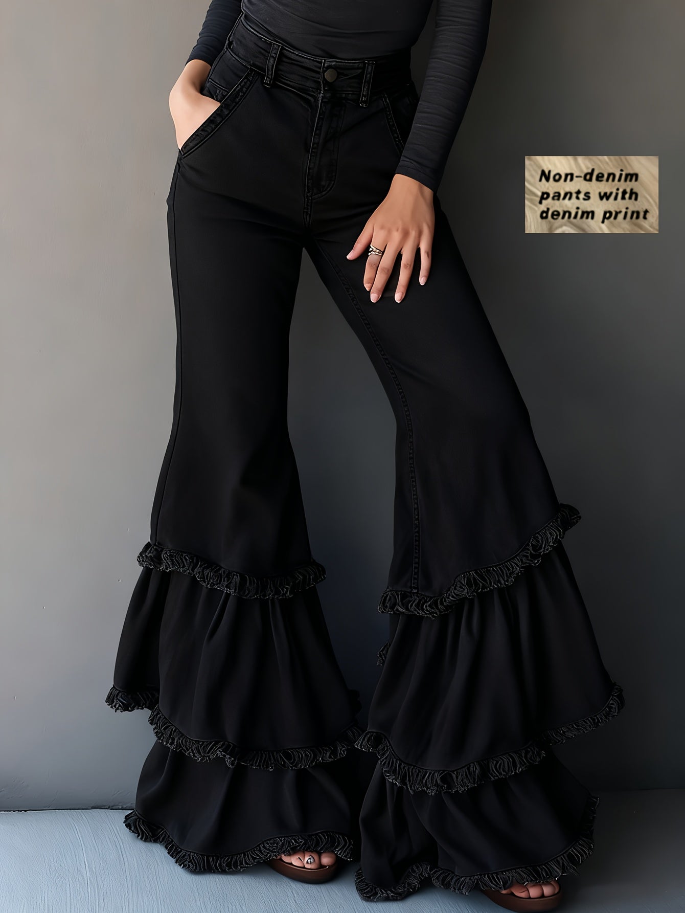 Nora™ – Pantalón Flare Vintage