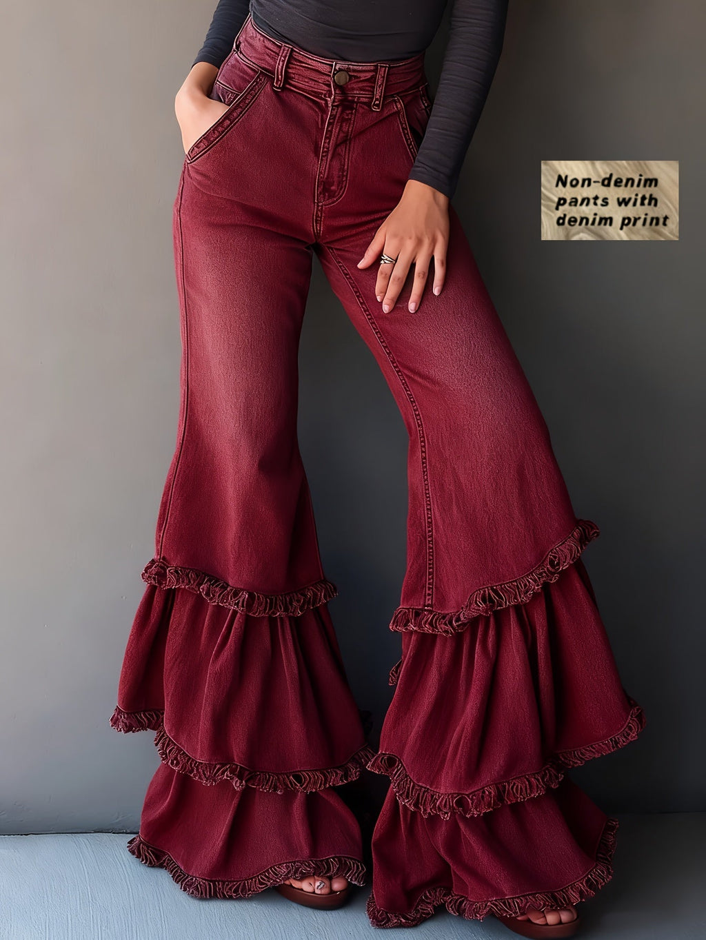 Nora™ – Pantalón Flare Vintage