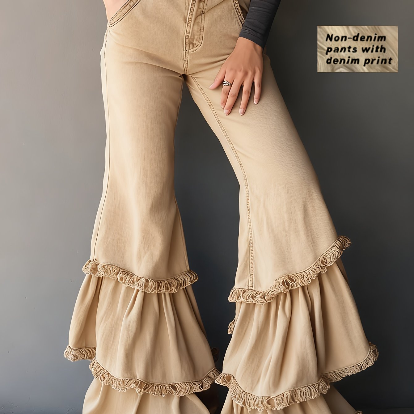Nora™ – Pantalón Flare Vintage