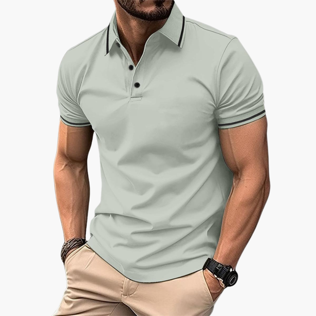 Luca™ – Polo Contrastado Elegante