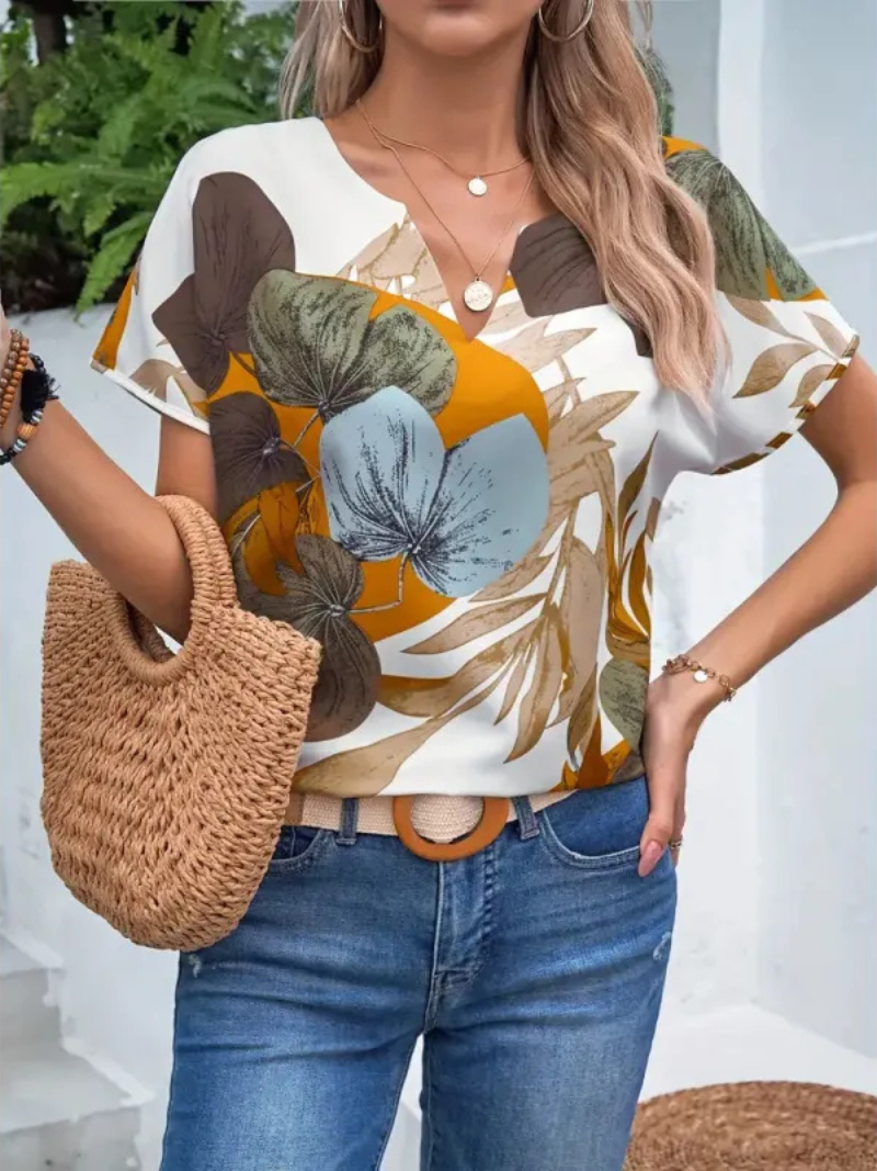 Inés™ – Camisa Floral Ligera