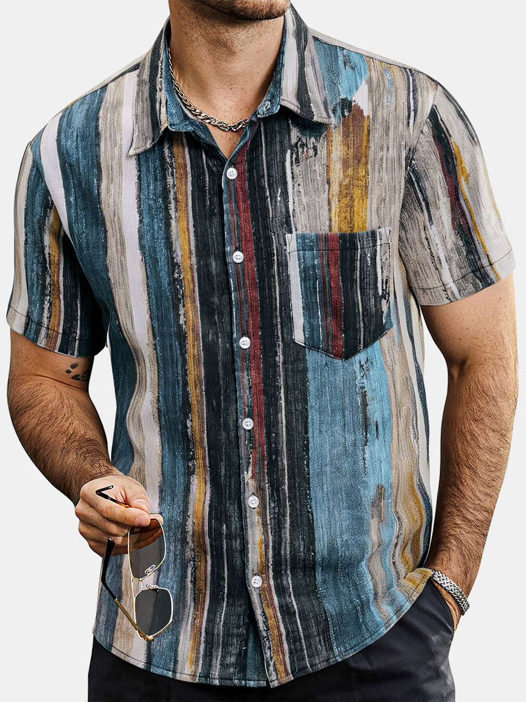 Iván™ – Camisa Rayas Vintage