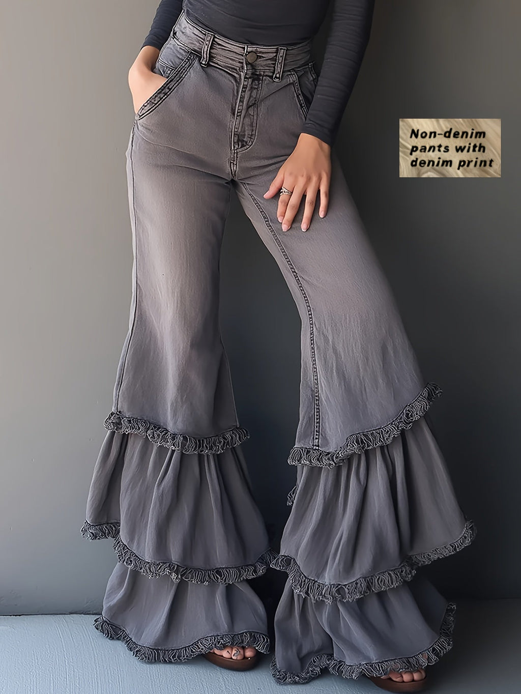 Nora™ – Pantalón Flare Vintage