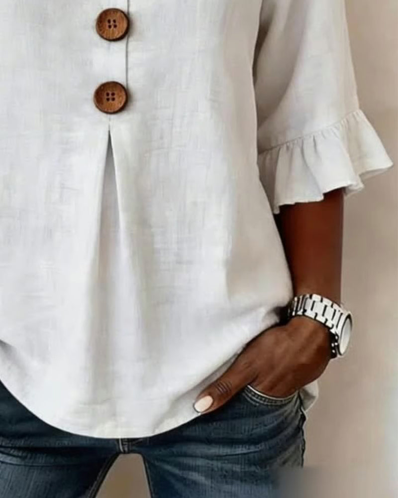 Elara™ – Blusa Volante