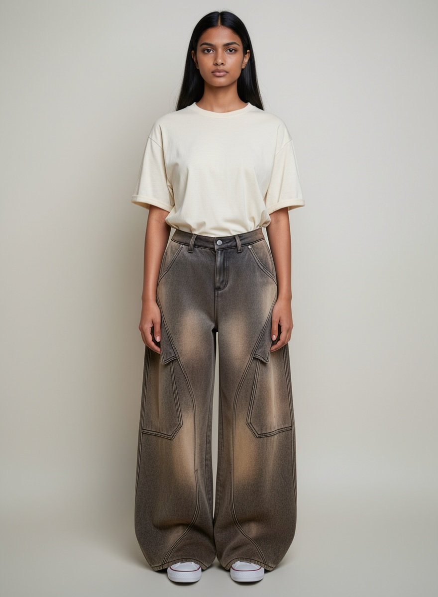 Renata™ – Pantalón Denim Oversize