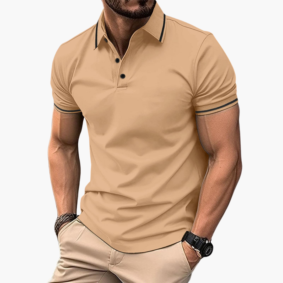 Luca™ – Polo Contrastado Elegante