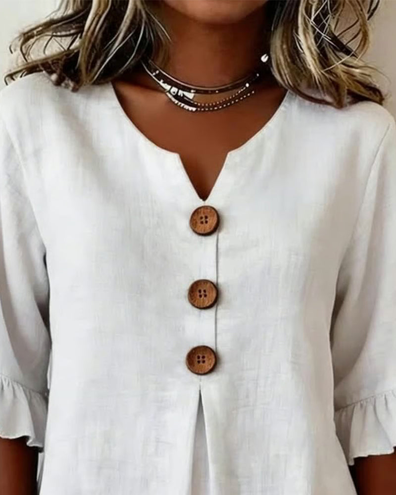 Elara™ – Blusa Volante
