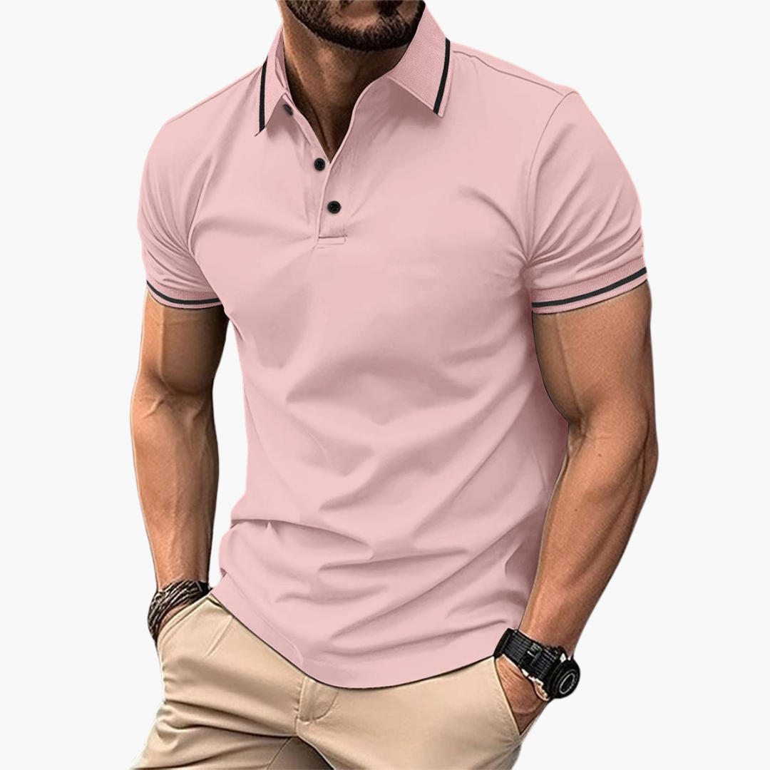 Luca™ – Polo Contrastado Elegante