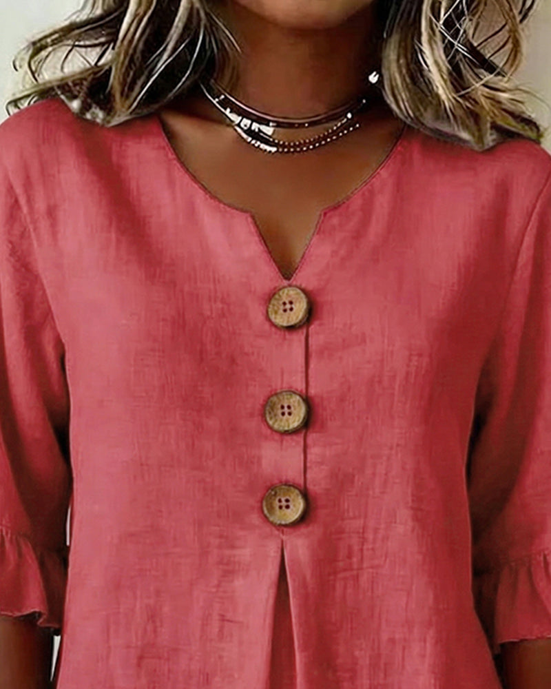 Elara™ – Blusa Volante