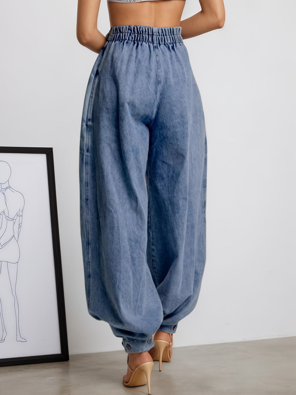 Iria™ – Denim Slouchy Casual