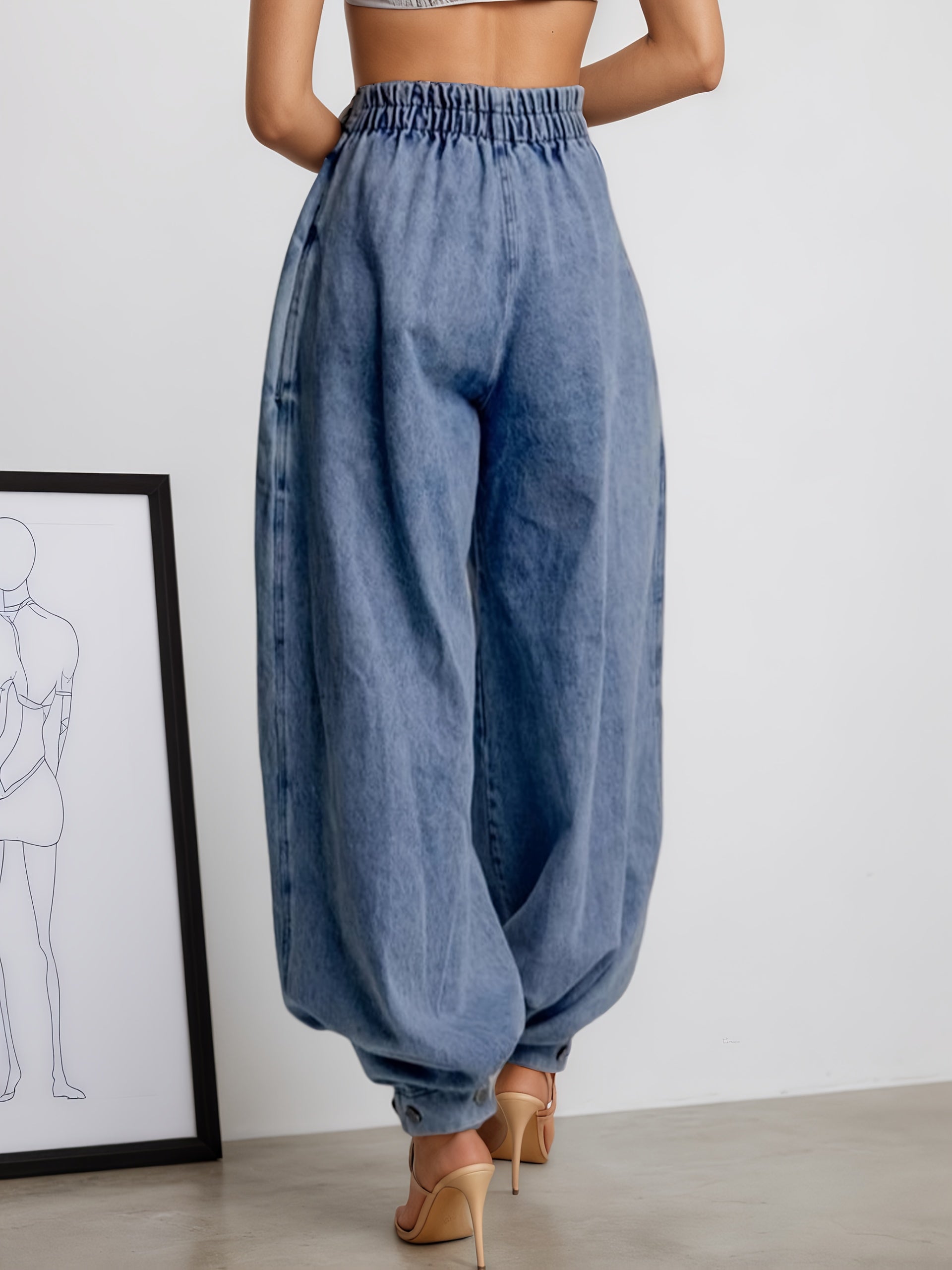 Iria™ – Denim Slouchy Casual