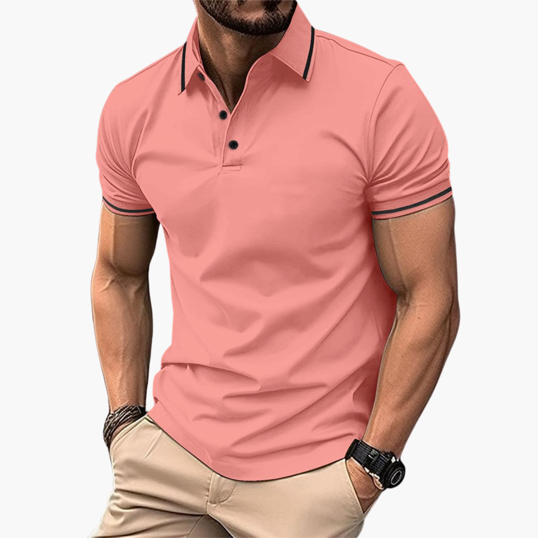 Luca™ – Polo Contrastado Elegante