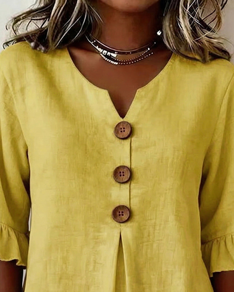 Elara™ – Blusa Volante