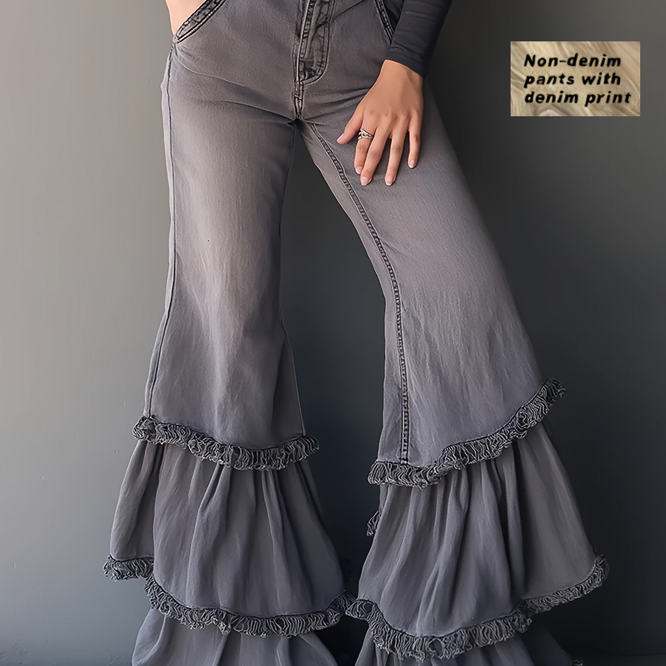 Nora™ – Pantalón Flare Vintage