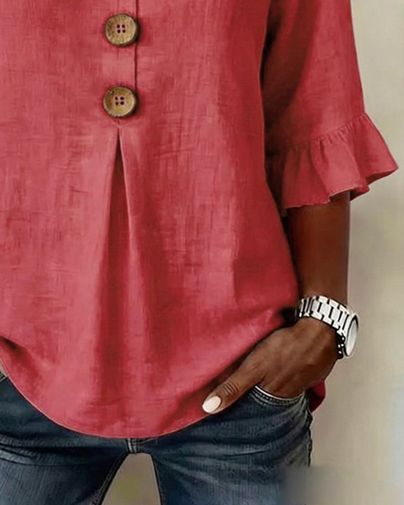 Elara™ – Blusa Volante