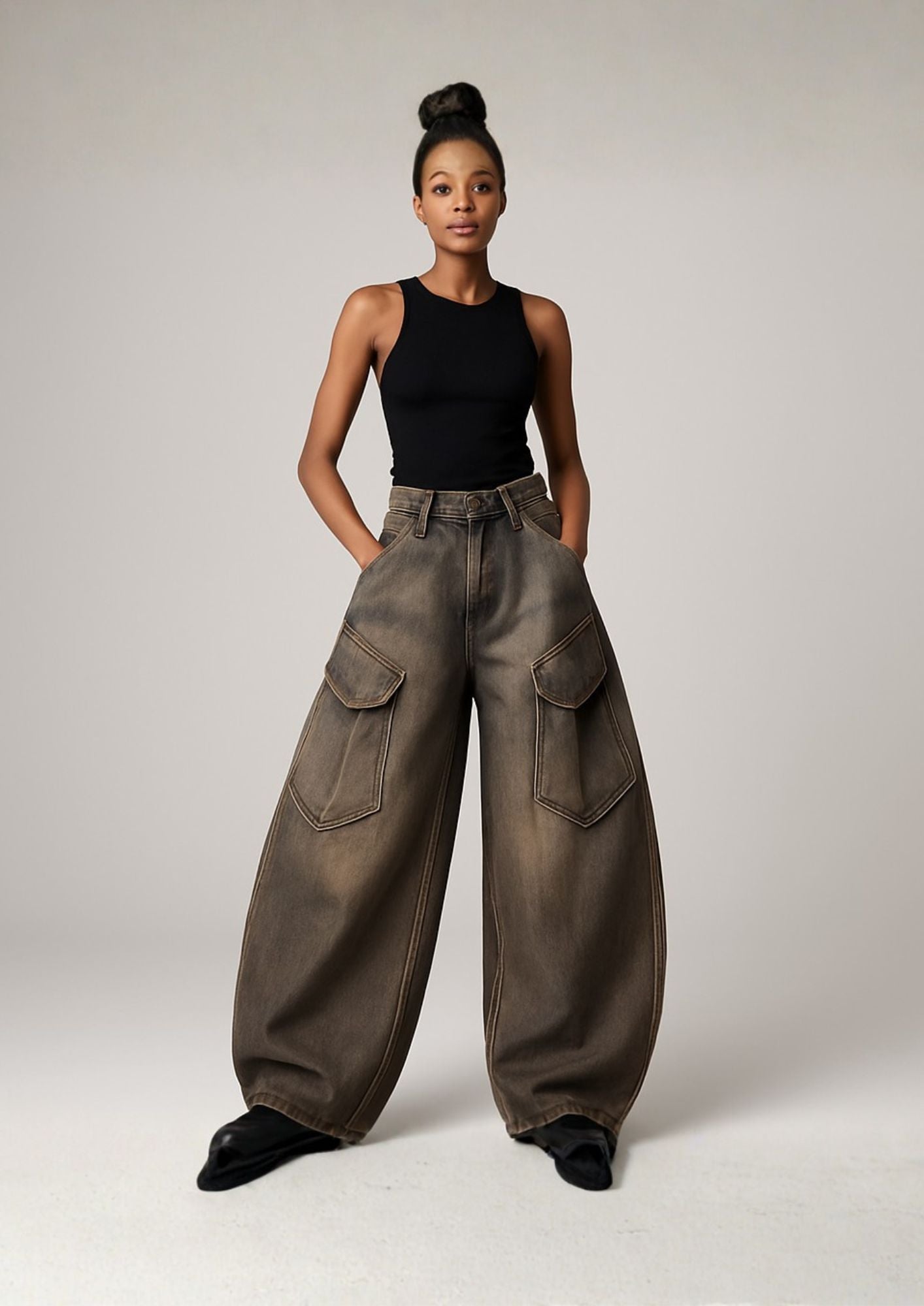 Renata™ – Pantalón Denim Oversize
