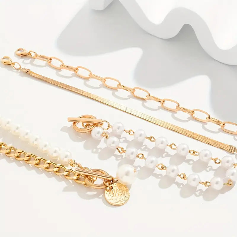 Mara™ – Pulseras Capas Brillantes