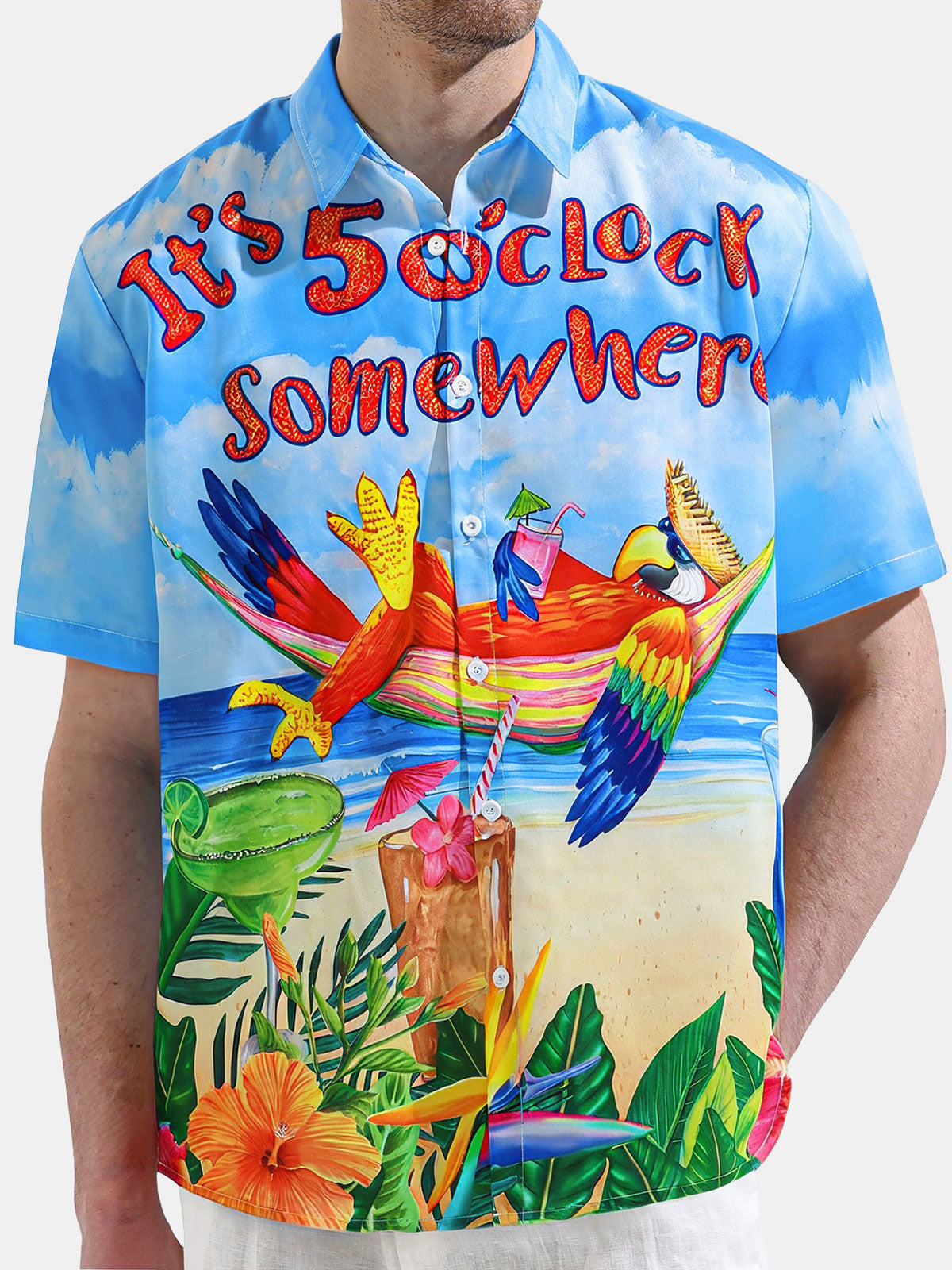 Nico™ – Camisa Tropical Estampada