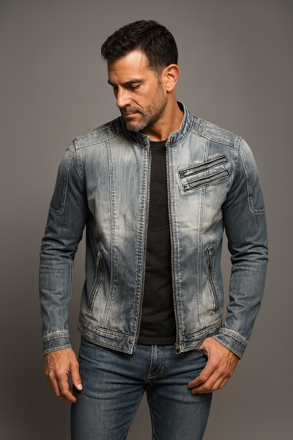Adrián™ – Cazadora Desgastada