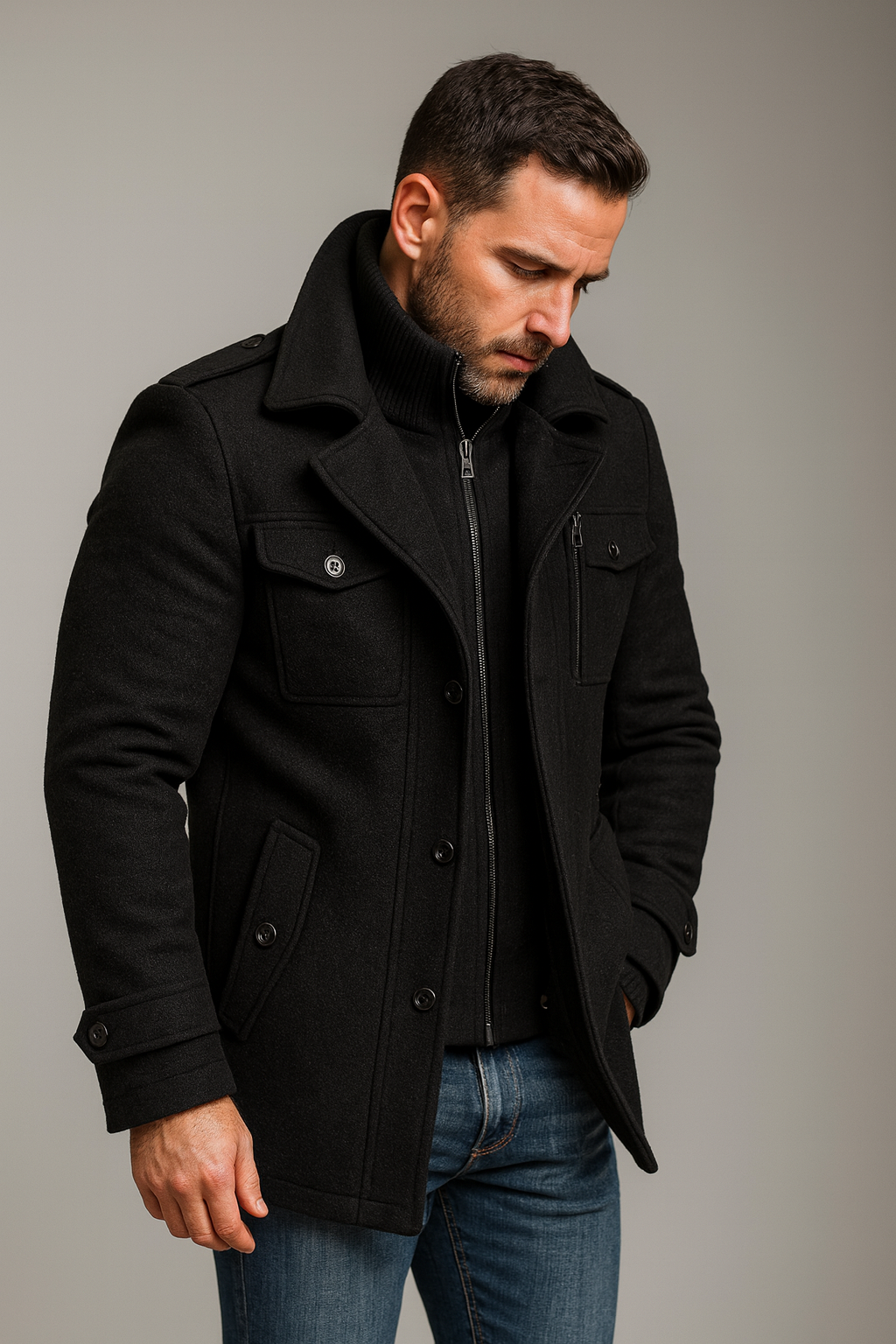 Sergio™ – Gabardina Urbana