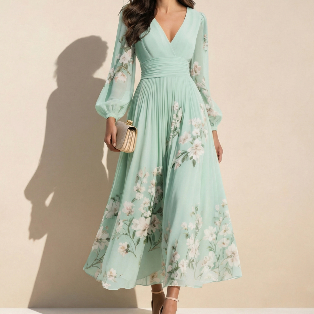 Elia™ – Vestido Midi Romántico