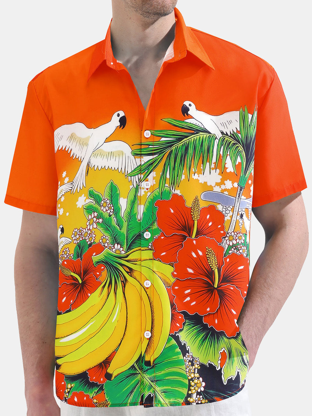 Nico™ – Camisa Tropical Estampada