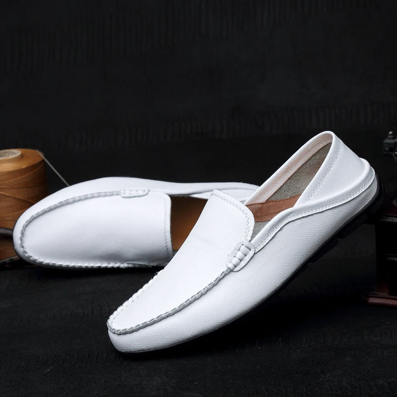 Mocasines de conducción de piel «Monza»