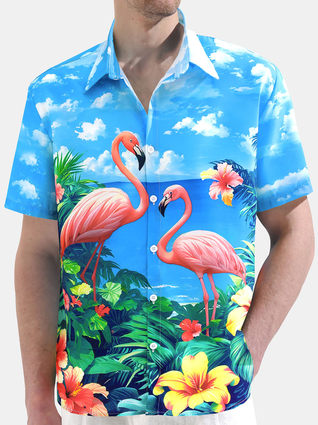 Nico™ – Camisa Tropical Estampada