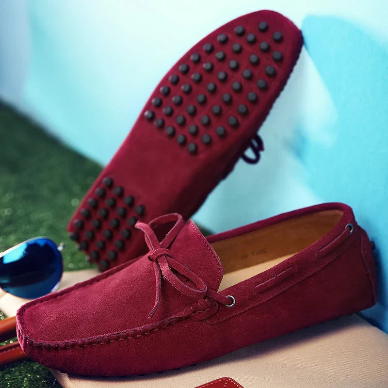 Mocasines informales de ante para el verano