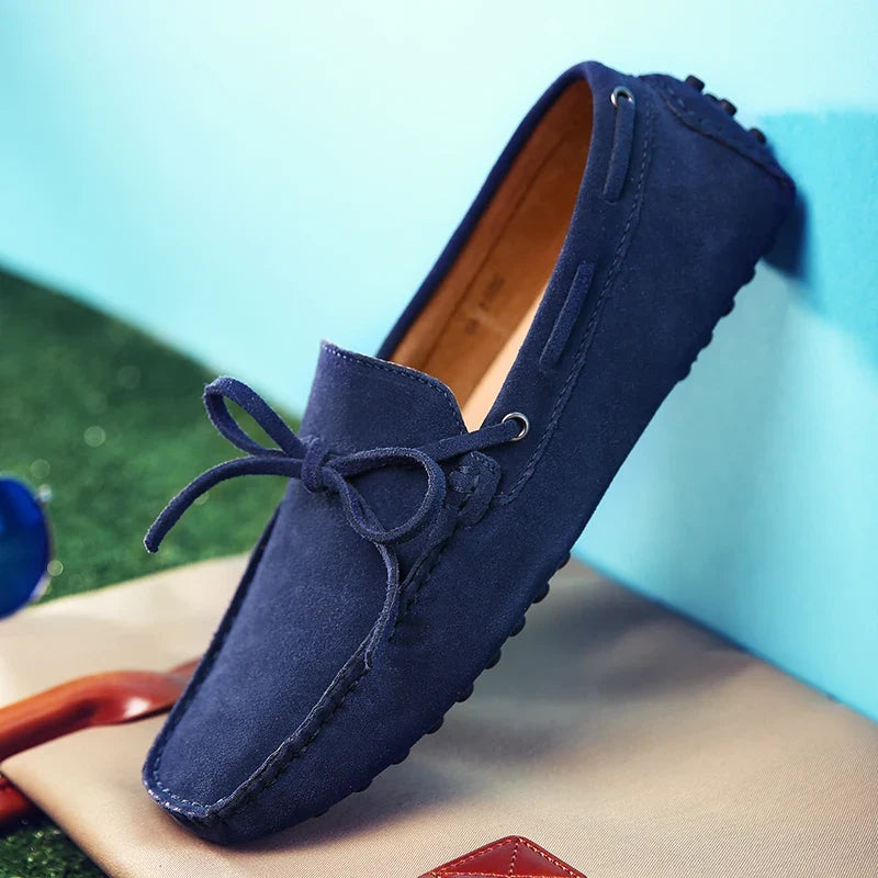 Mocasines informales de ante para el verano