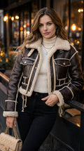 Aurelia™ – Chaqueta Aviador Vintage