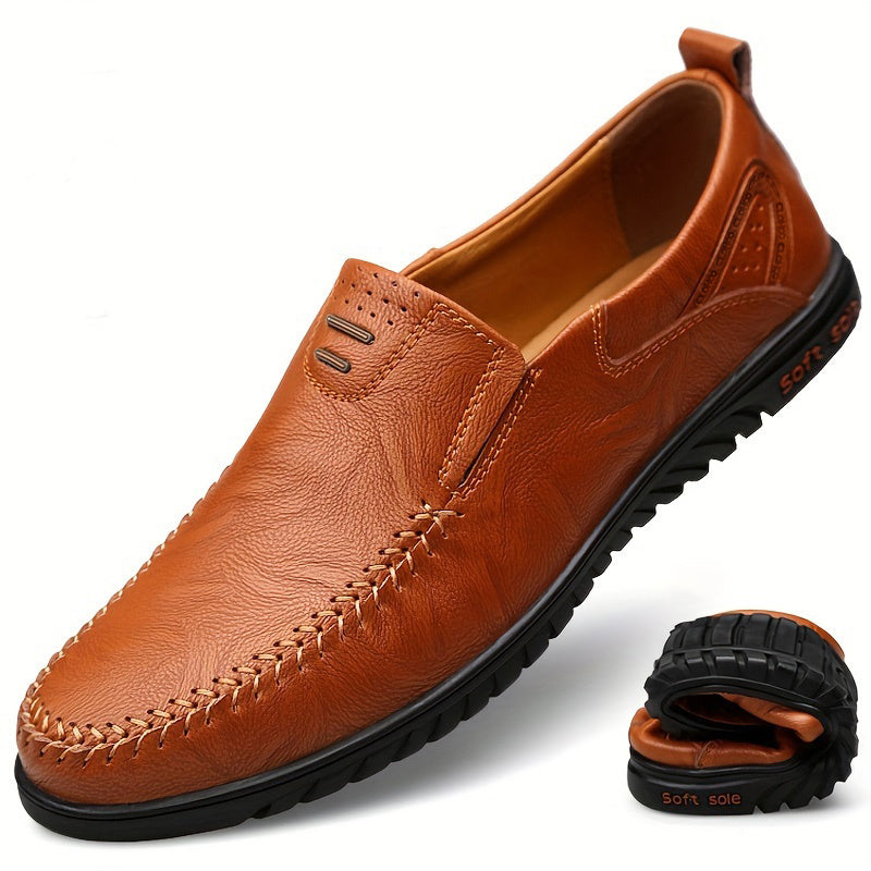 Mocasines elegantes de piel