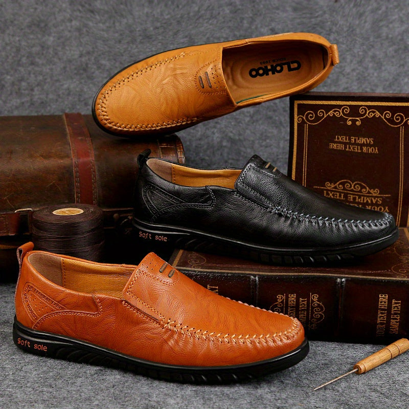 Mocasines elegantes de piel