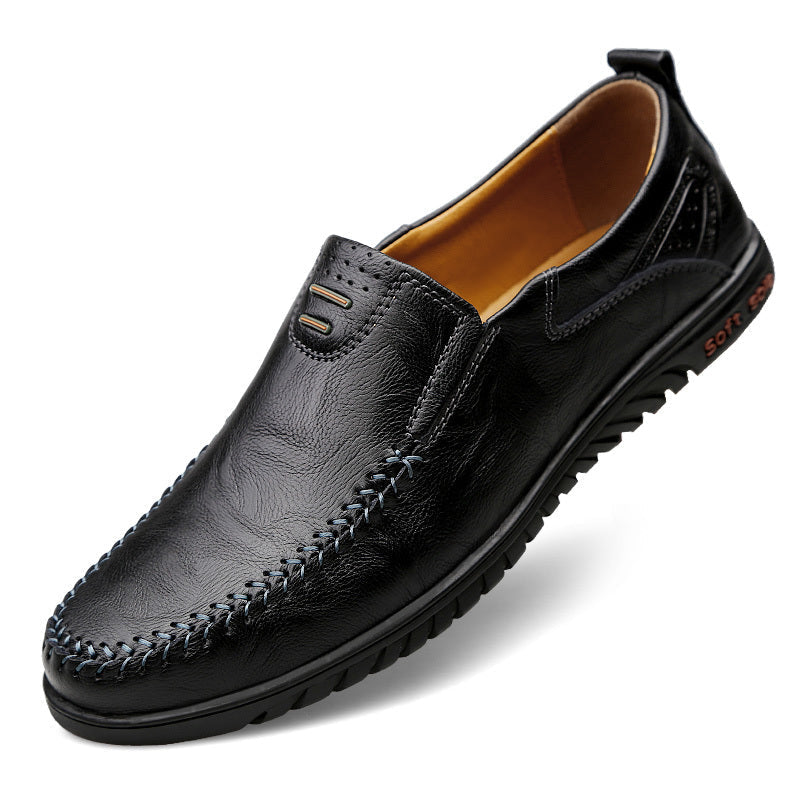 Mocasines elegantes de piel
